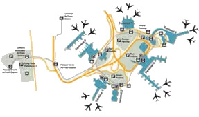 Airport terminal maps