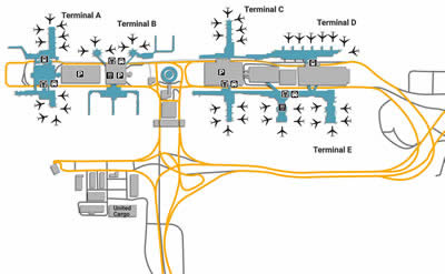 Houston Bush Airport Terminals