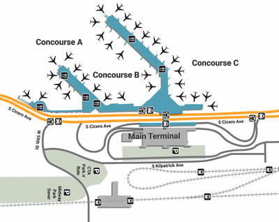 Chicago Airport Terminals
