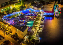Boat-up restaurants in Miami
